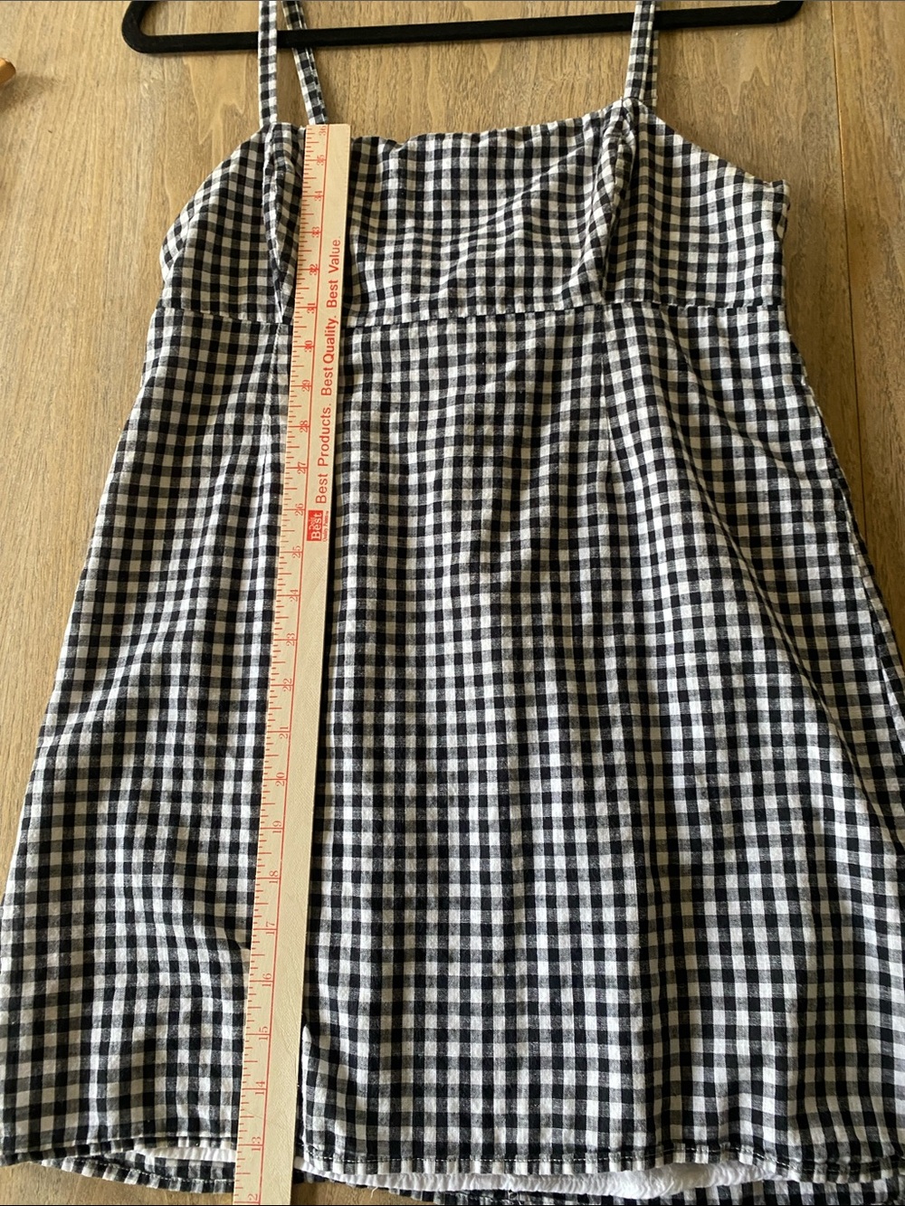 Cooperative Gingham Mini Babydoll Dress - Picture 3 of 7